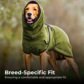 Adjustable Warm Dog Coat for Whippet & Lurcher
